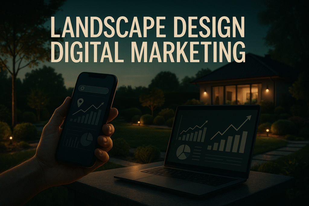 Landscape design digital marketing